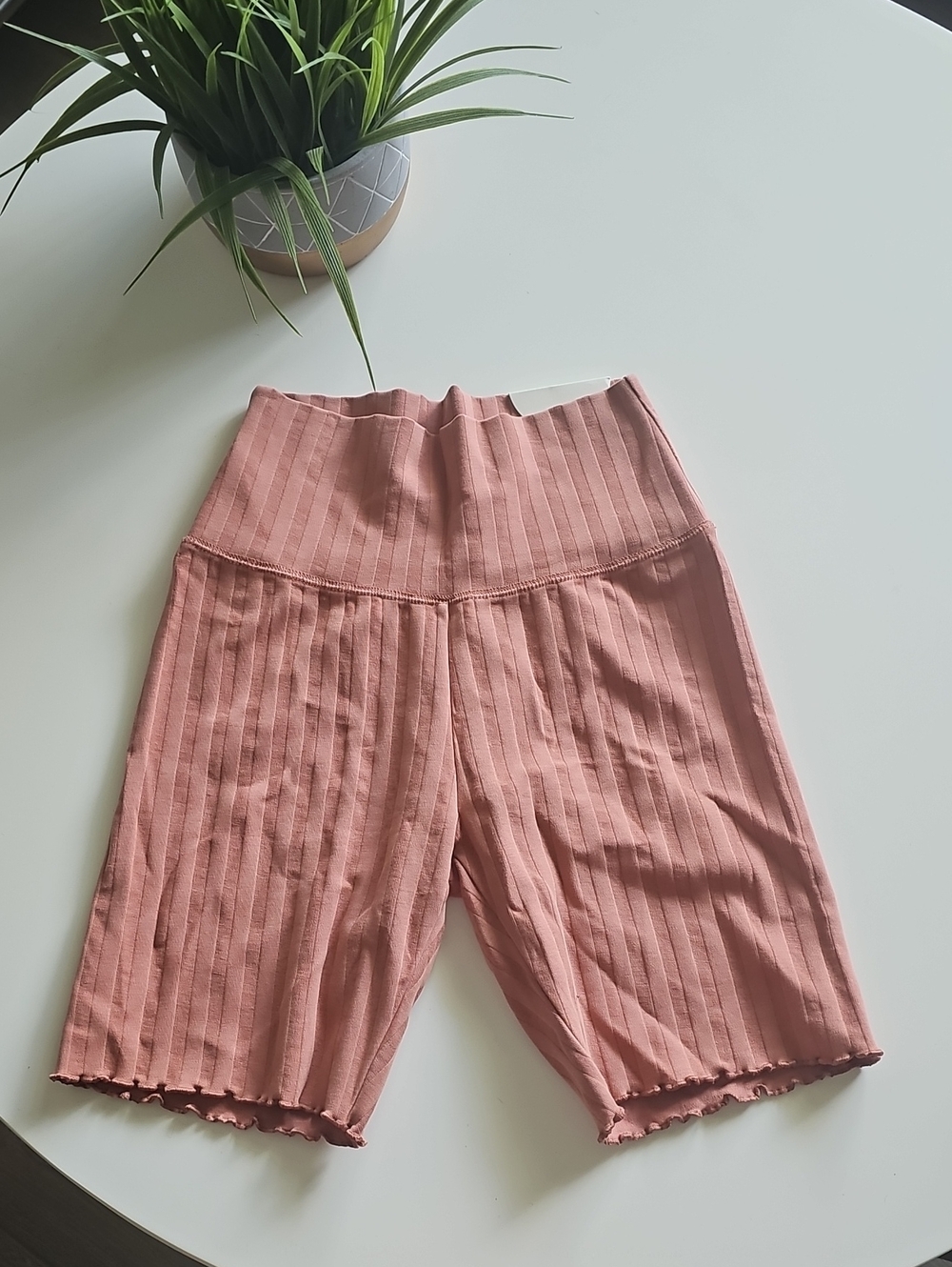 NWT Offline By Aerie High-Waist Ribbed Bike Shorts